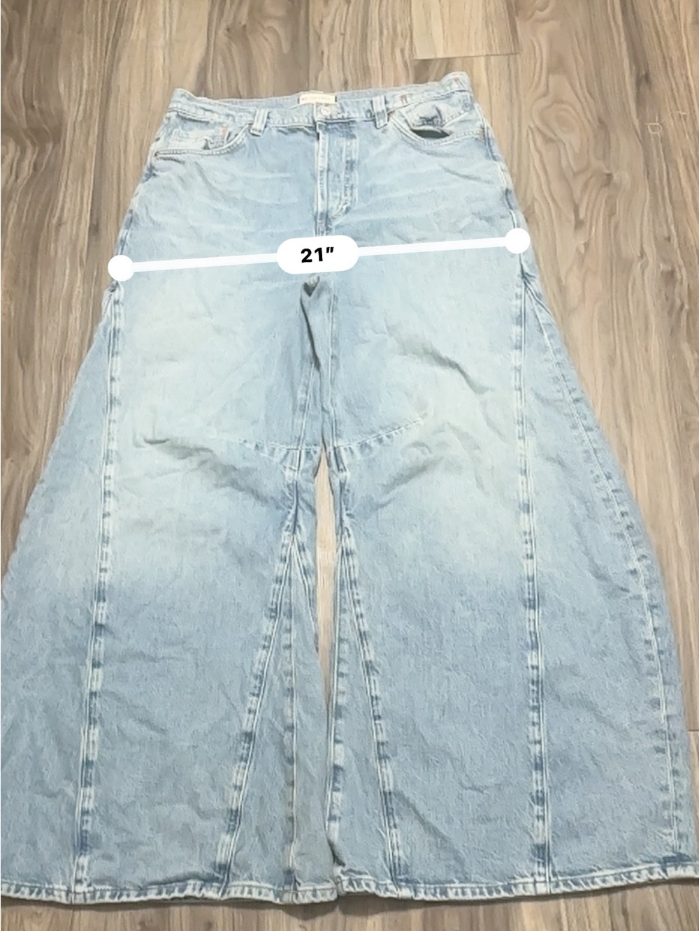 We The Free Wide-Leg High Waist Jeans – Statement Panelled Denim. - Picture 5 of 16